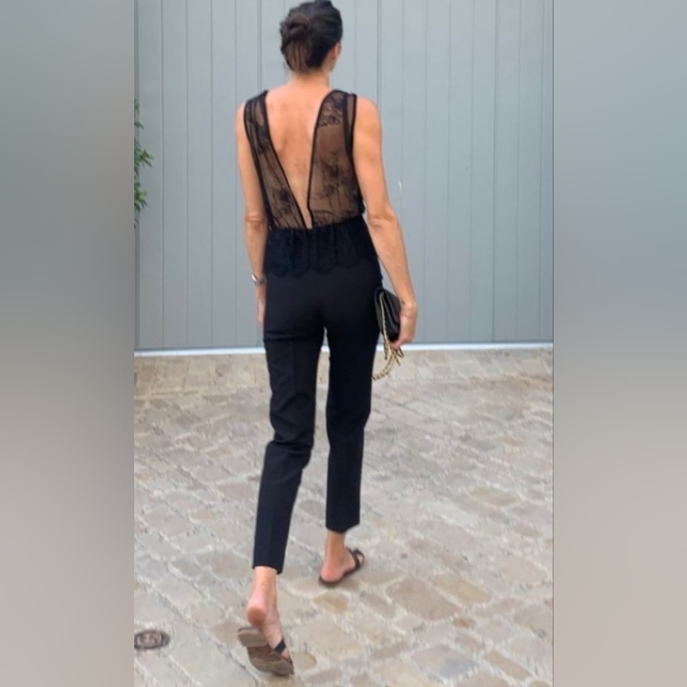 Elegant Black Lace Jumpsuit